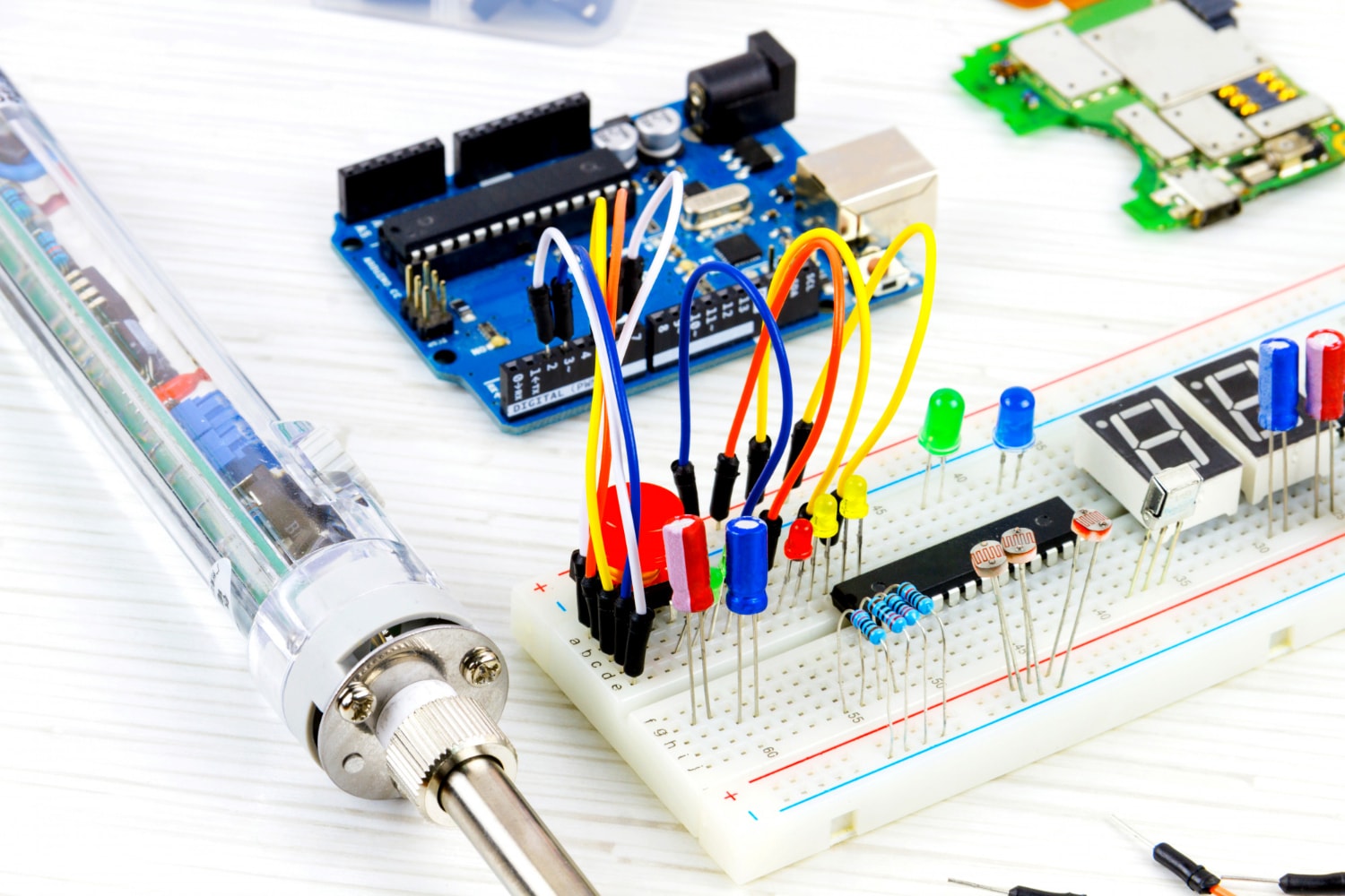 Accessories for learning electronics